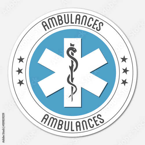 Logo ambulances.