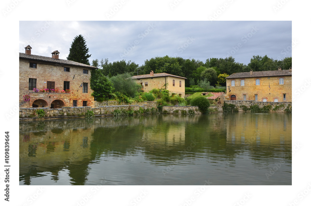 Obraz premium Vista di Bagno Vignoni