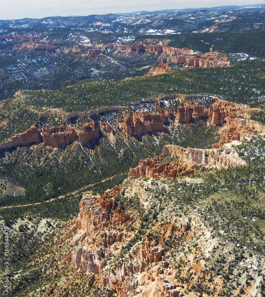 Bryce canyon - from aircraft