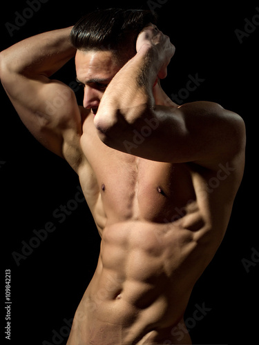 Sexy muscular male