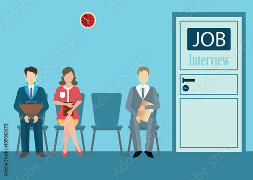 job interview conceptual.