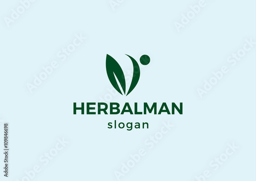 Herbal Logo - Vector Design