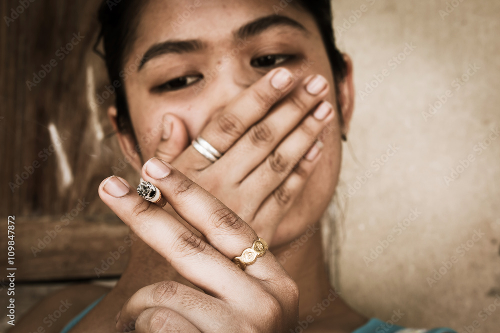 Obraz premium concept quit smoking