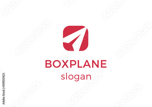 Box Plane Logo - Agency