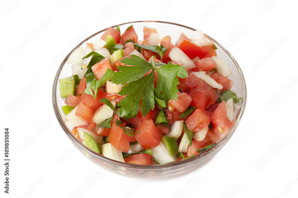 a bowl of pico de gallo a bowl of pico de gallo