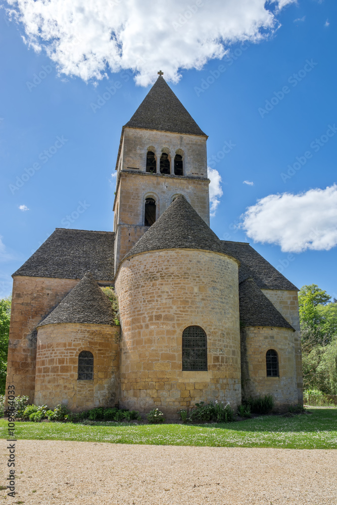 église de Saint Léon sur Vézère dans le périgord noir