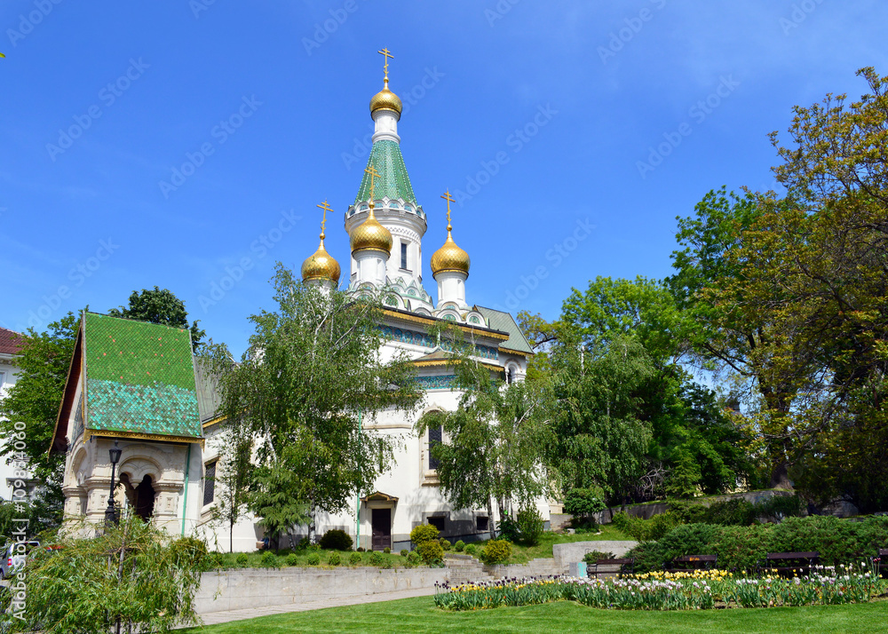The Russian Church Saint Nikolay in Sofia City, Bulgaria
