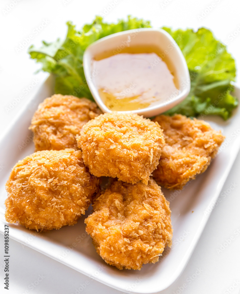 deep-fried shrimp cakes deep-fried shrimp cakes