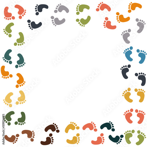 Funny footprints