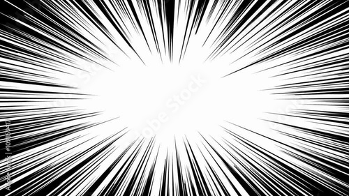 Superhero action background. Speed Lines Anime