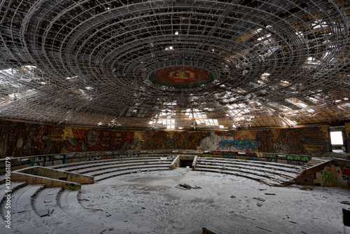 Buzludzha, near Shipka town, Bulgaria