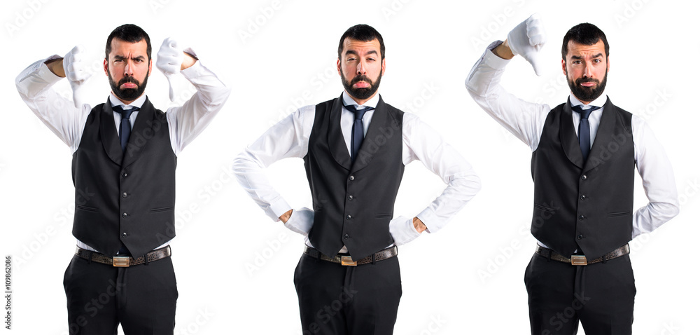Sad waiter Sad waiter