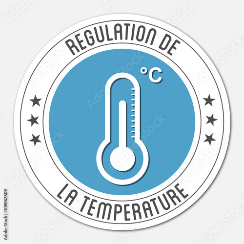 Logo régulation de la température.