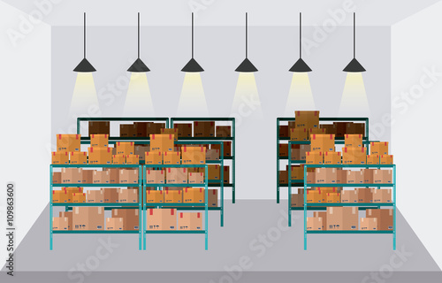 delivery and storage warehouse design 