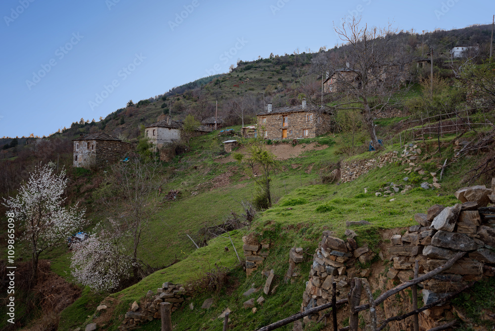 Spring time at Spoluka village, Eastern Rhodopes, Bulgaria
