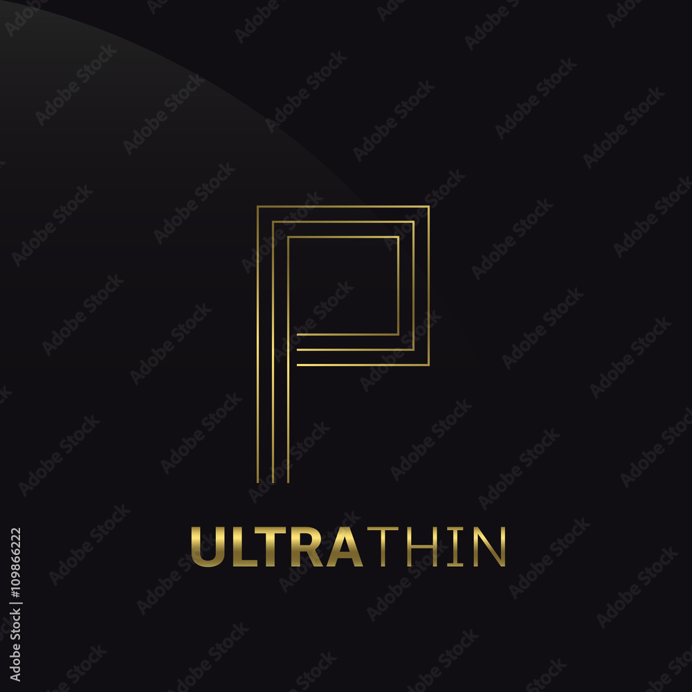 Ultrathin P Letter Ultrathin P Letter