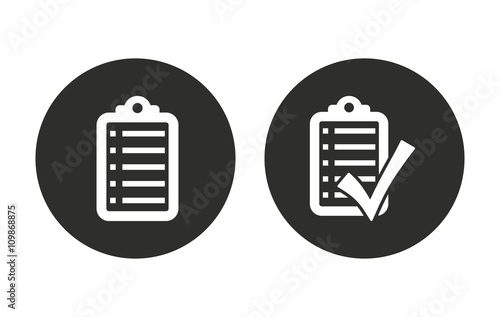 Checklist - vector icon.