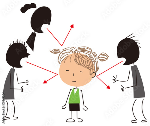 人の言う事を聞かない子供