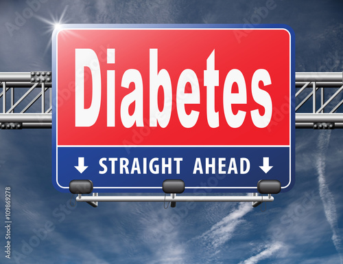 Diabetes find causes  and sceen for symptoms of type 1 or 2 prevention by dieting or treath with medication.. photo