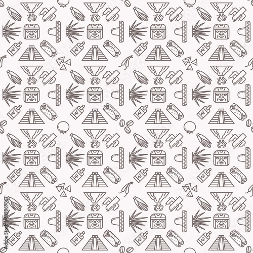Mexican Seamless pattern.