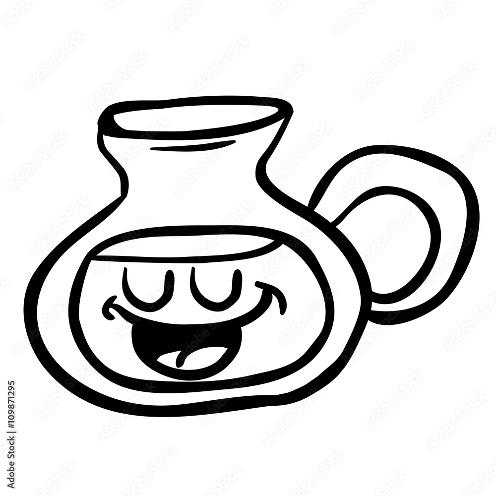 black and white happy lemonade jug black and white happy lemonade jug