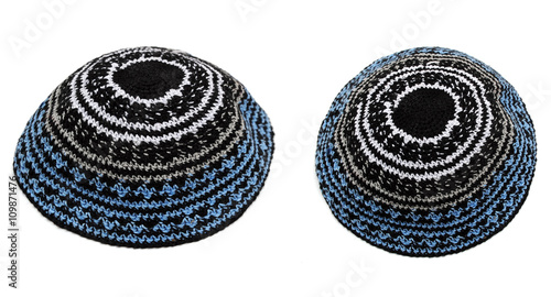 Embroidered jewish kipas