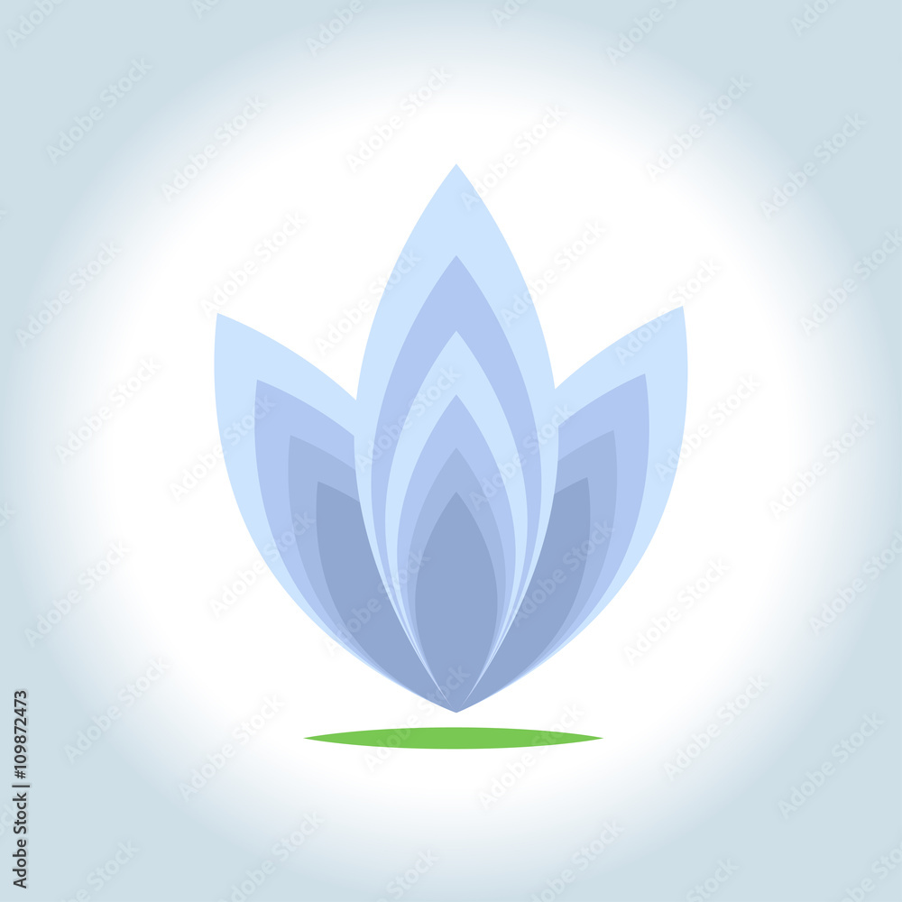 Natural gas vector logo and icon for ecological and clean energy power Natural gas vector logo and icon for ecological and clean energy power