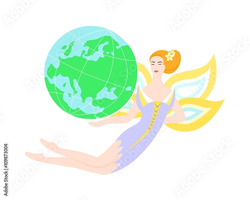 globe  and fairy