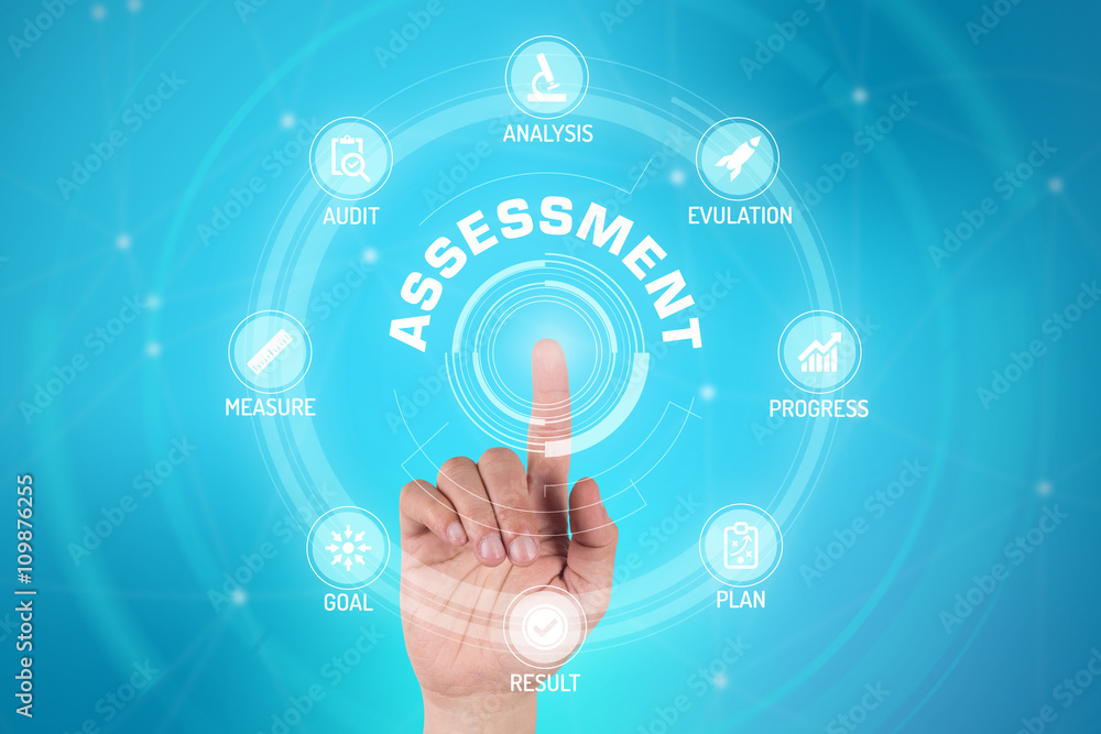 ASSESSMENT TECHNOLOGY COMMUNICATION TOUCHSCREEN FUTURISTIC CONCE ASSESSMENT TECHNOLOGY COMMUNICATION TOUCHSCREEN FUTURISTIC CONCE
