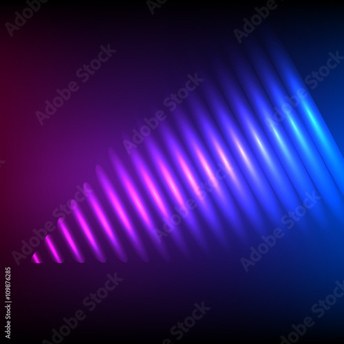sound wave blurry purple background presentation © Yuriy Bogdanov