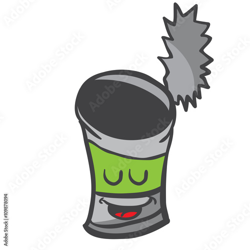 happy empty can