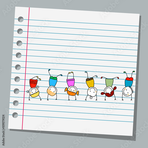 notebook paper kids