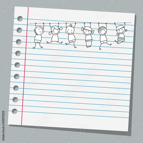 notebook paper kids