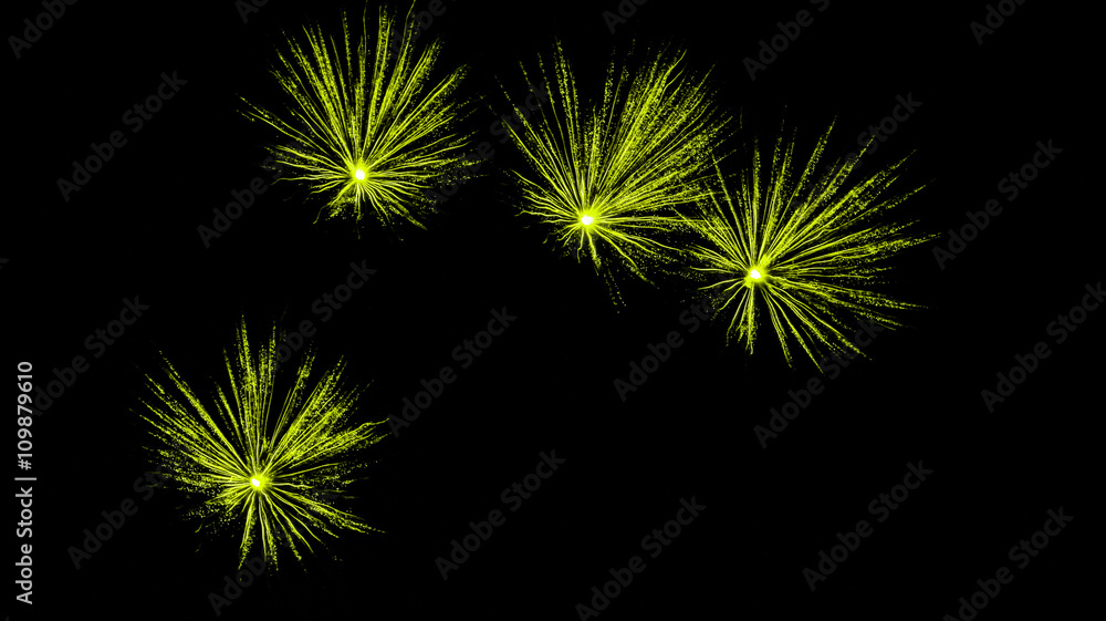 Fireworks light up the sky with display Fireworks light up the sky with display