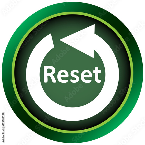 Icon green white reset