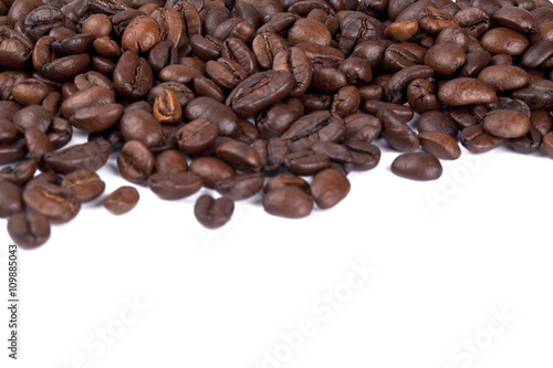 close up image of pile of coffee beans