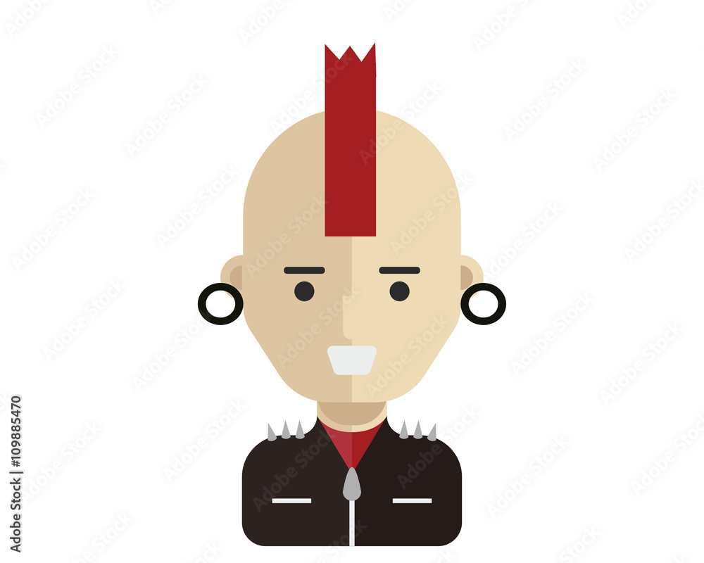 People At Work Avatar - Punk Musician People At Work Avatar - Punk Musician