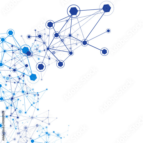 Global Network - Vector Illustration, Graphic Design. 