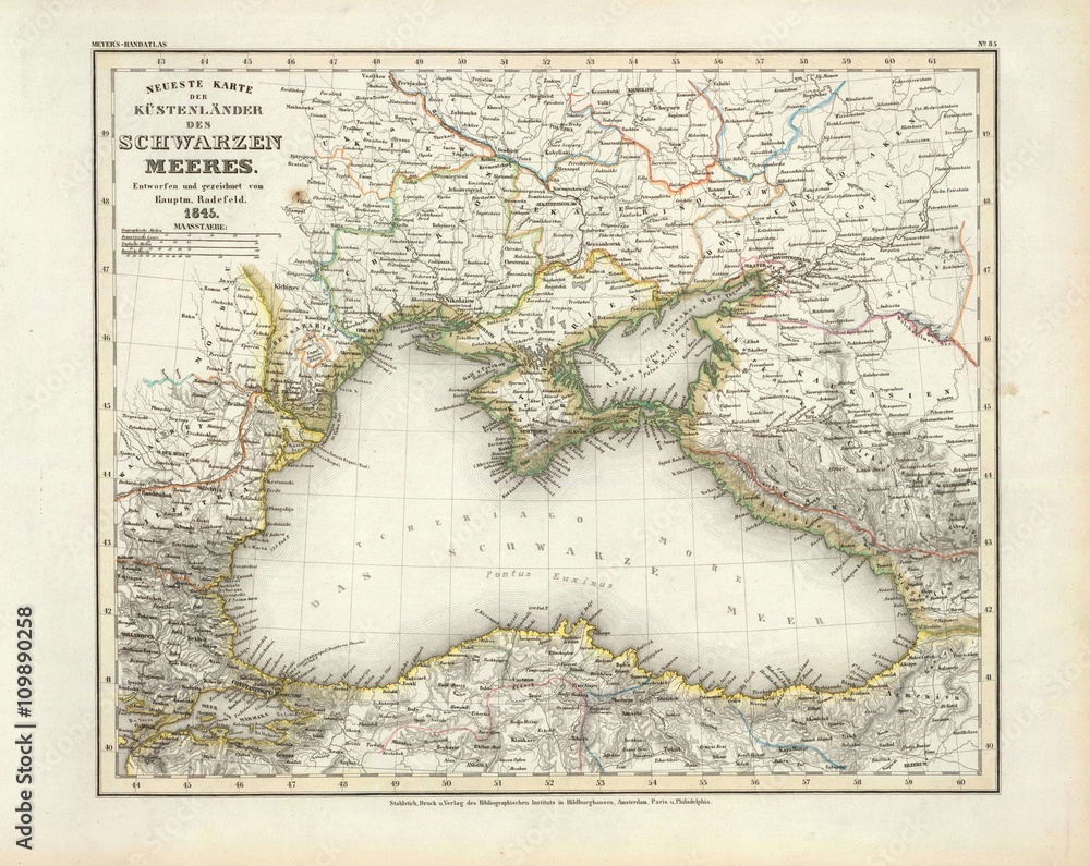 Fototapeta premium vintage map 