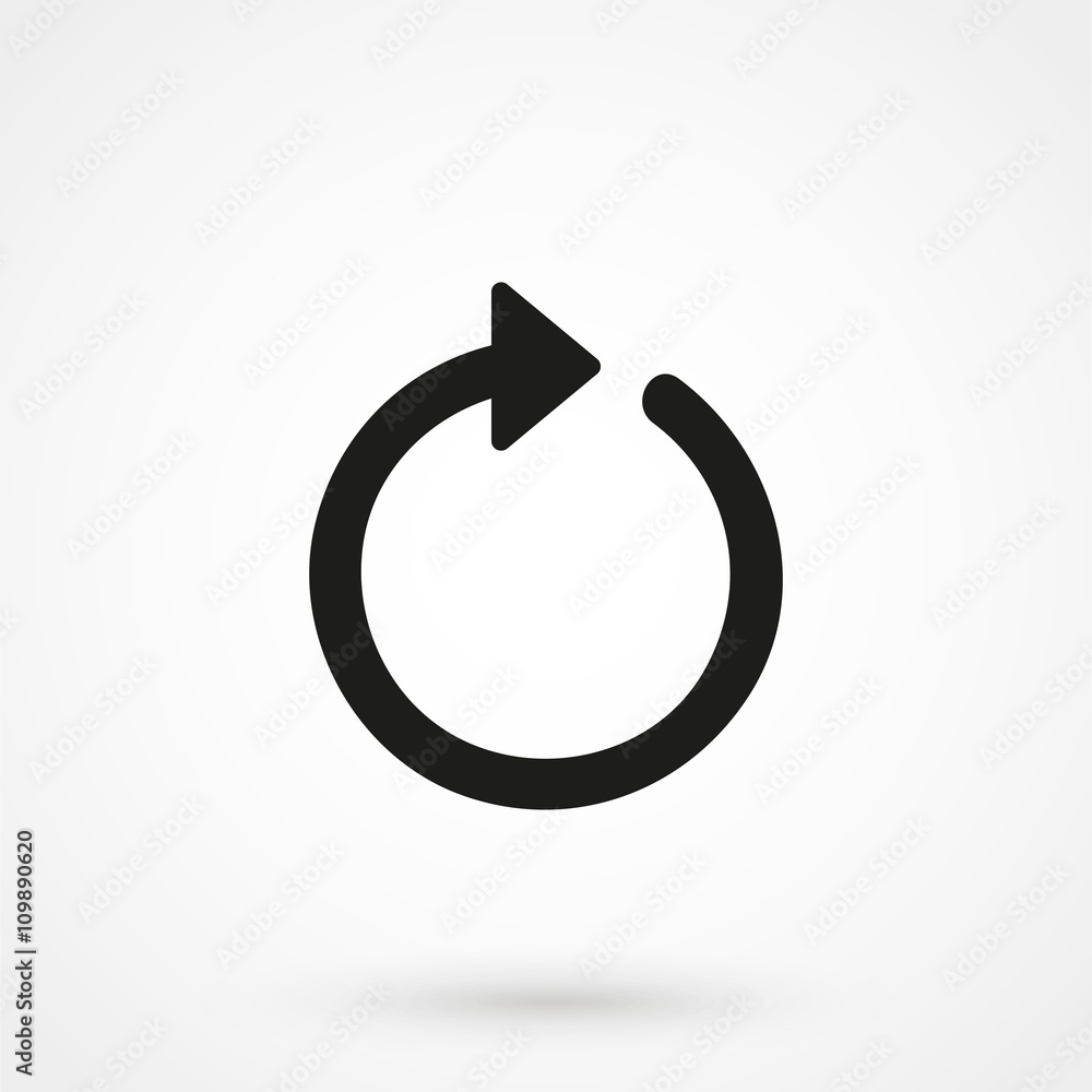Update icon in flat style Update icon in flat style