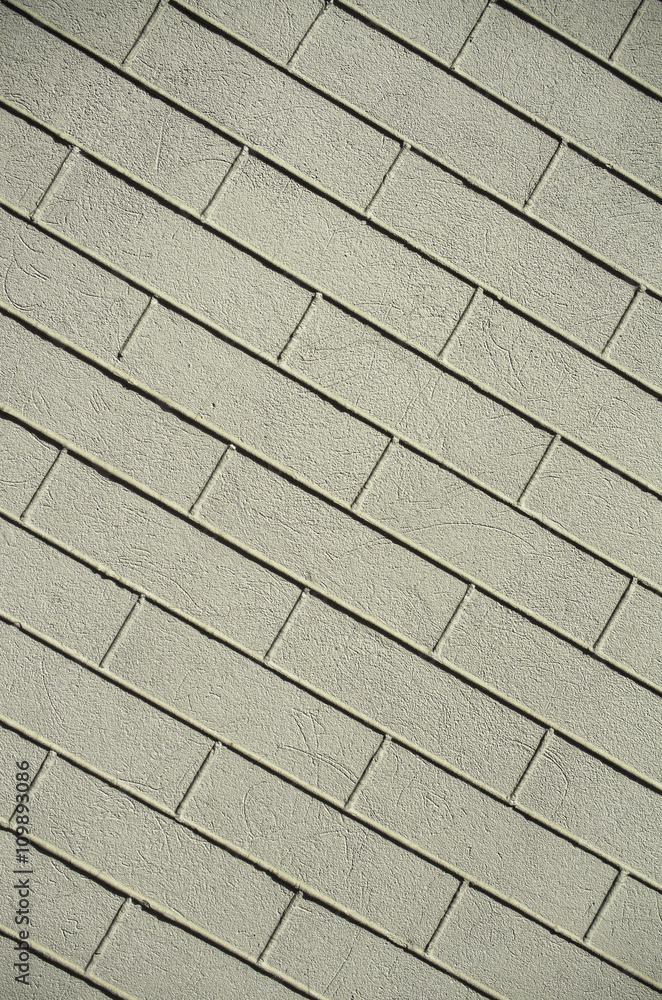 Old gray painted brick wall. Old gray painted brick wall.