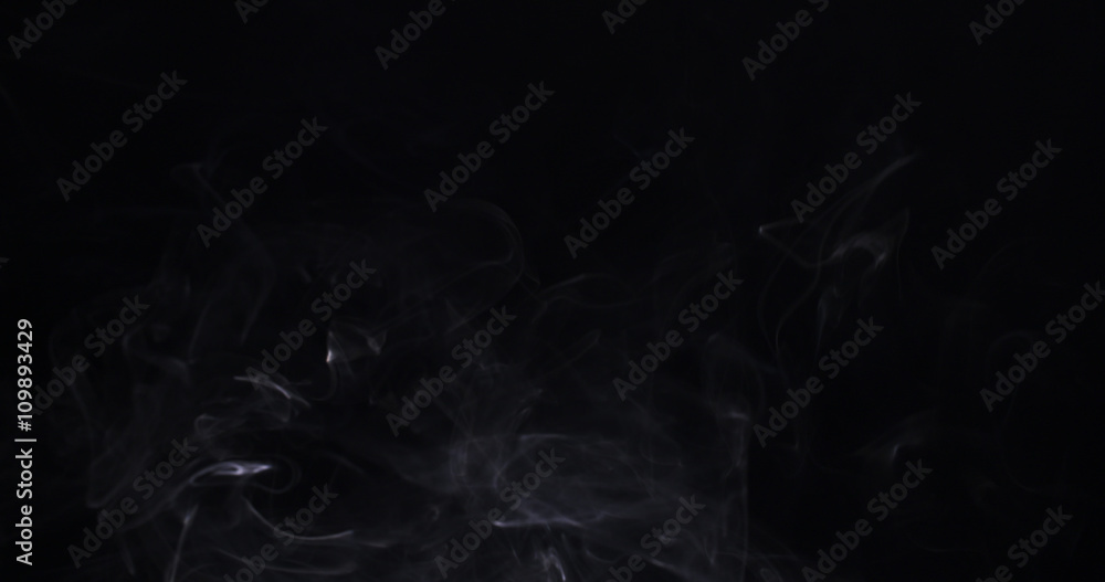 Obraz premium backlit smoke background over black, 4k photo