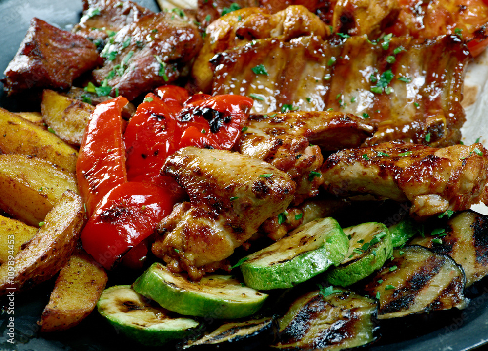Shashlik - shish kebab Shashlik - shish kebab