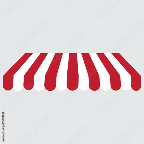 Store awning vector