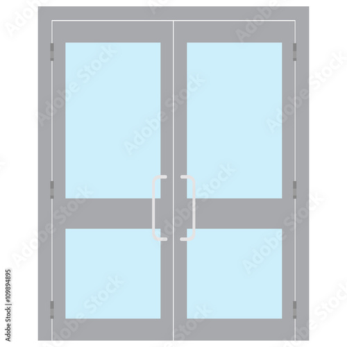Entrance door vector