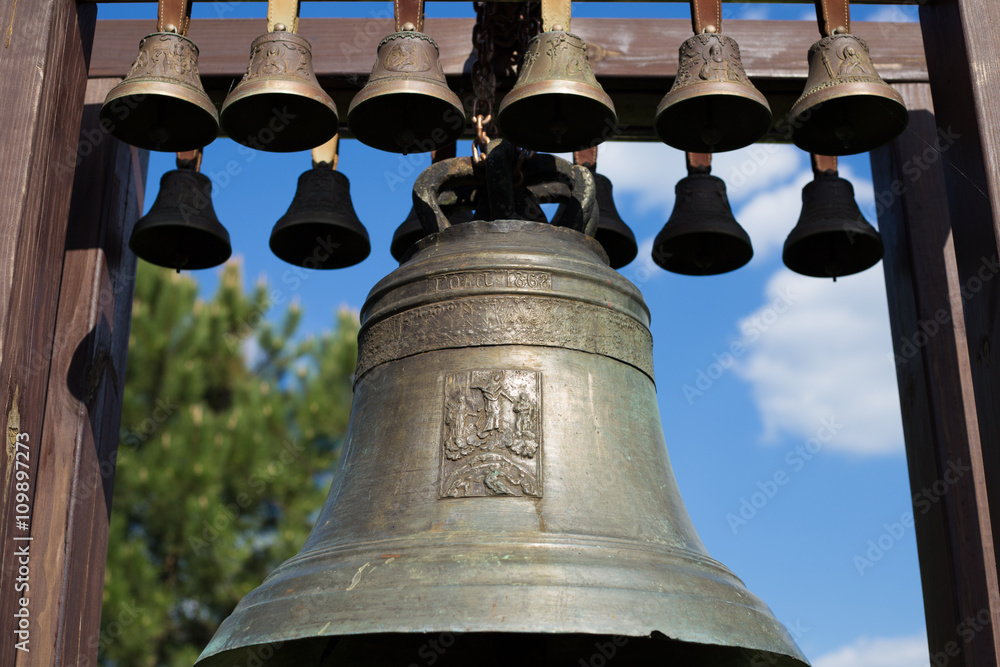 Ukraine. ancient orthodox tskrkovny bell