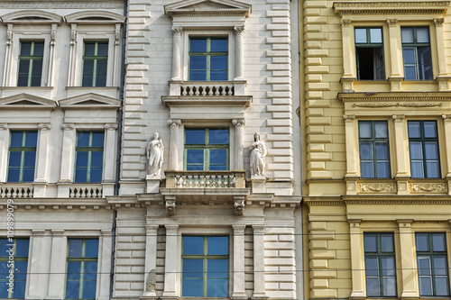 Hungarian architecture in Budapest.