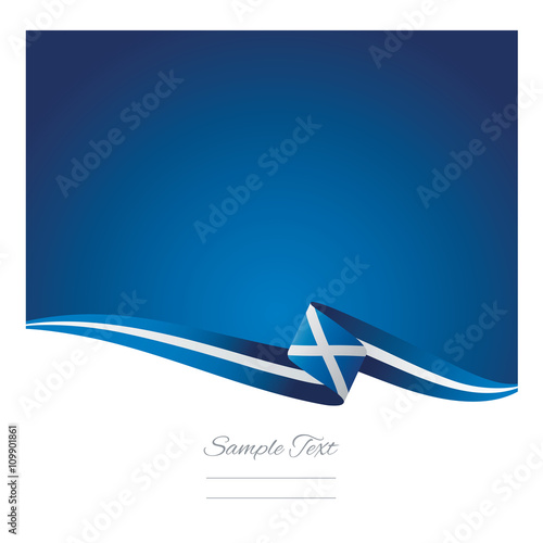 Abstract color background Scotland flag vector