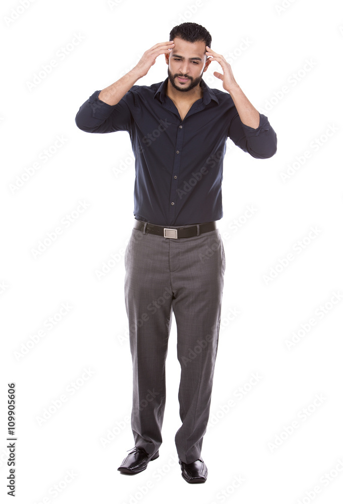 businessman having a headache businessman having a headache
