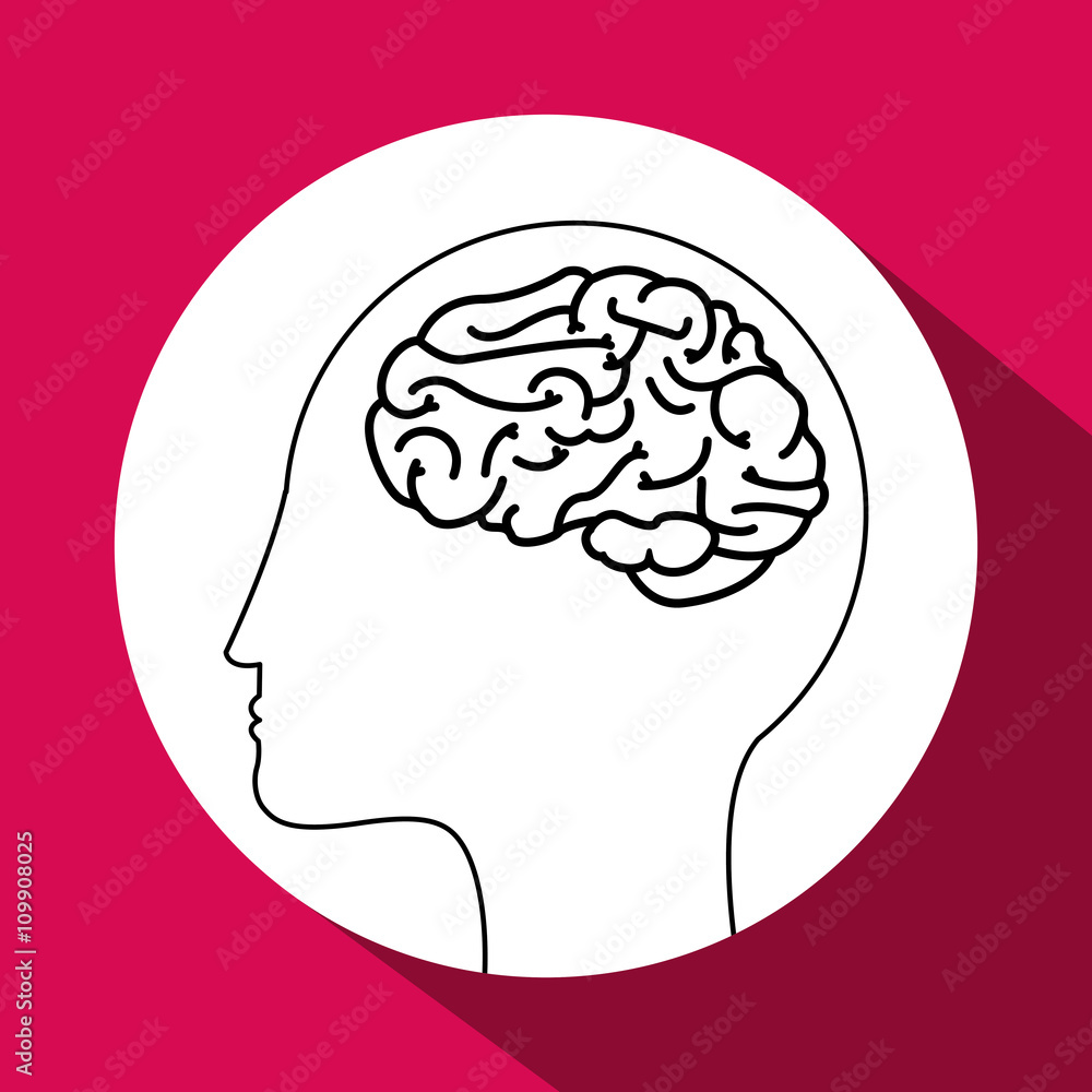 Think different design over white background Think different design over white background